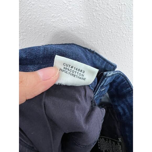 J Brand Love Story Mystic Flare Jeans Women’s Size 26 Distressed Blue - Picture 7 of 8